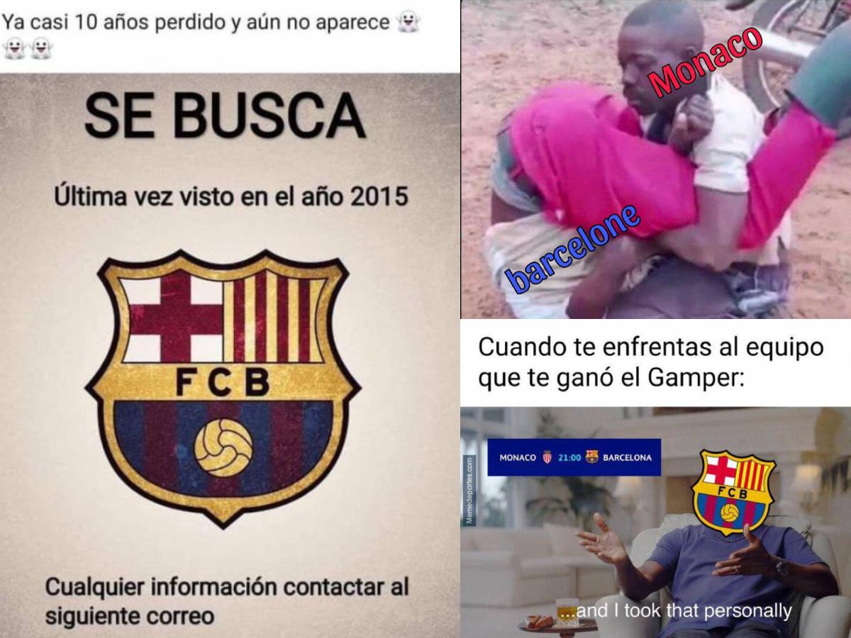 Barcelona cae ante Mónaco y los memes lo hacen pedazos