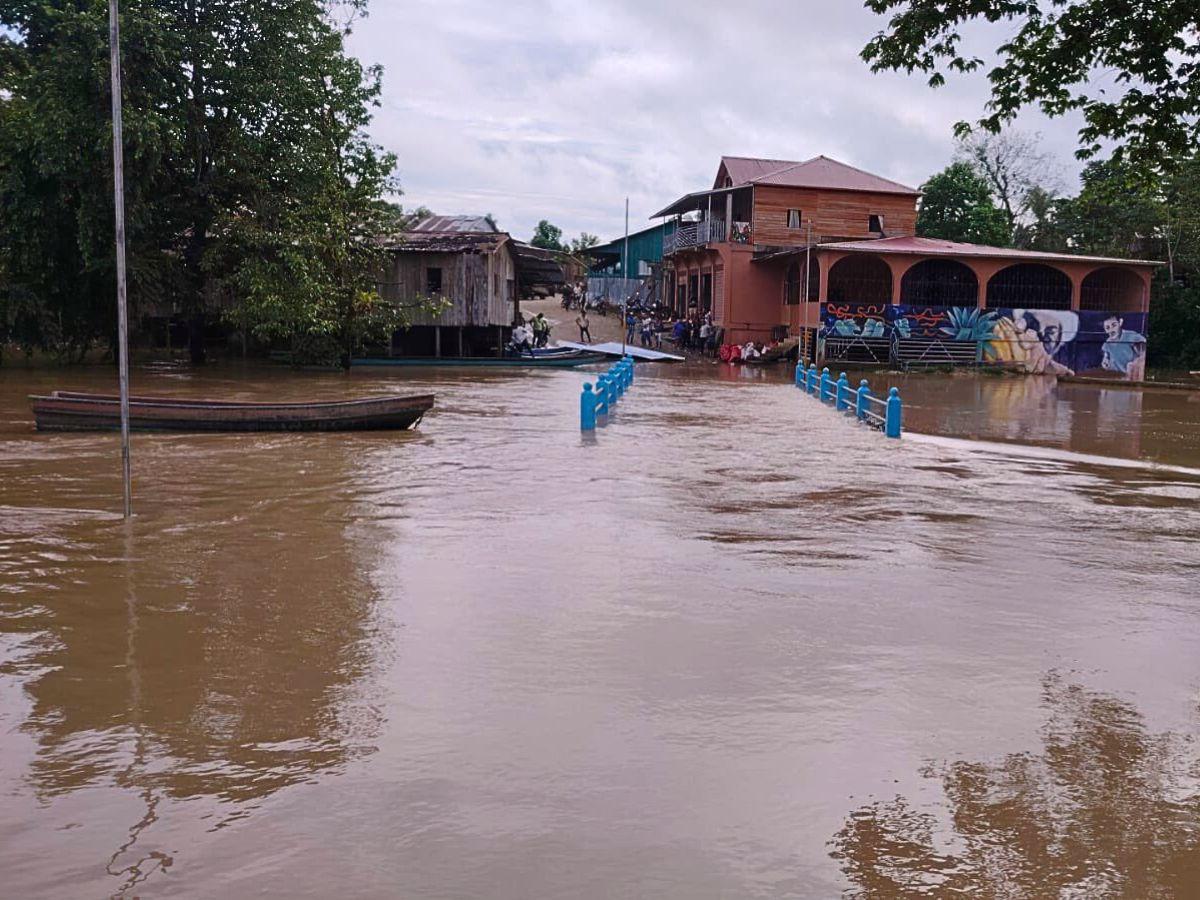 Luego de tres días de lluvia por Sara, Gracias a Dios afectado por inundaciones