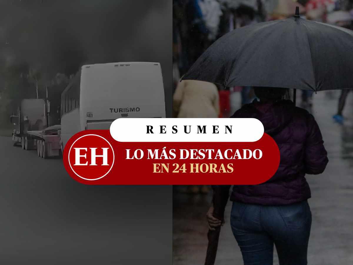 Conductor de rastra evita tragedia y alerta amarilla por lluvias: lo más destacado en 24 horas