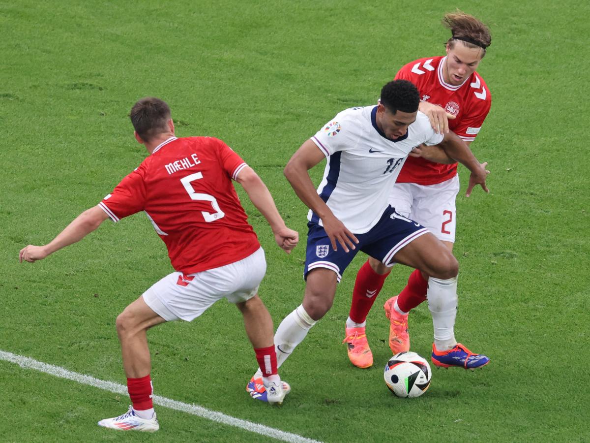 Inglaterra empató ante Dinamarca por el grupo C de la Eurocopa 2024