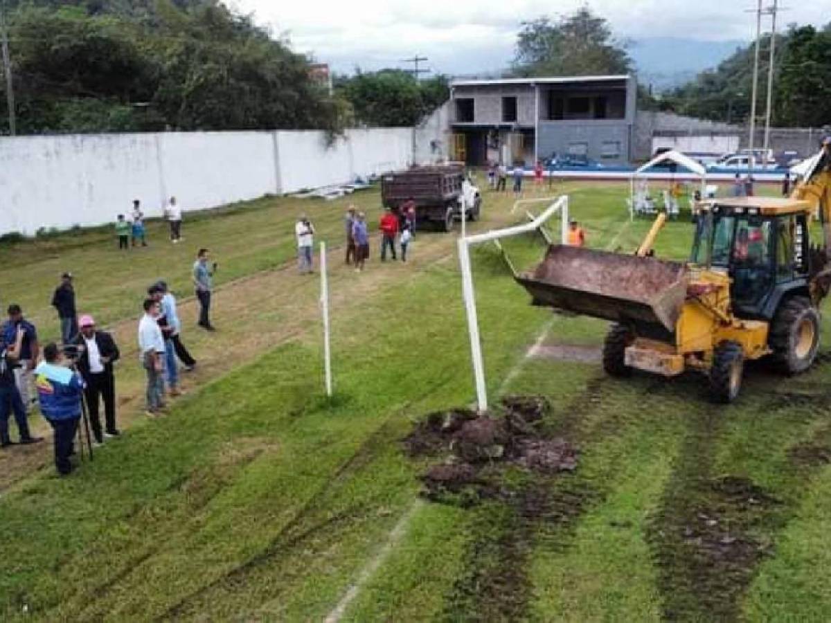 Estadios hondureños que serán renovados y tendrán nueva grama en el 2025