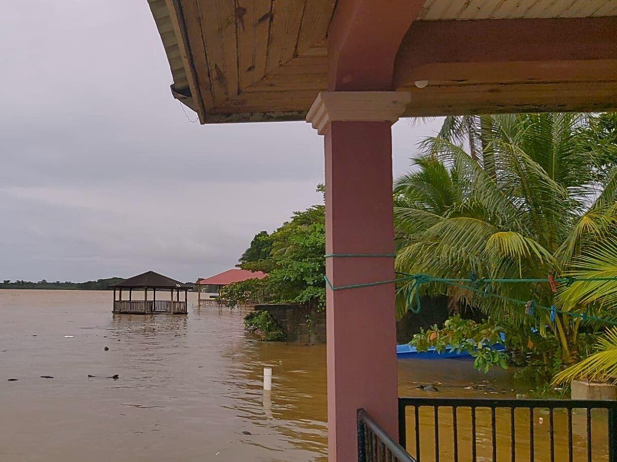 Luego de tres días de lluvia por Sara, Gracias a Dios afectado por inundaciones