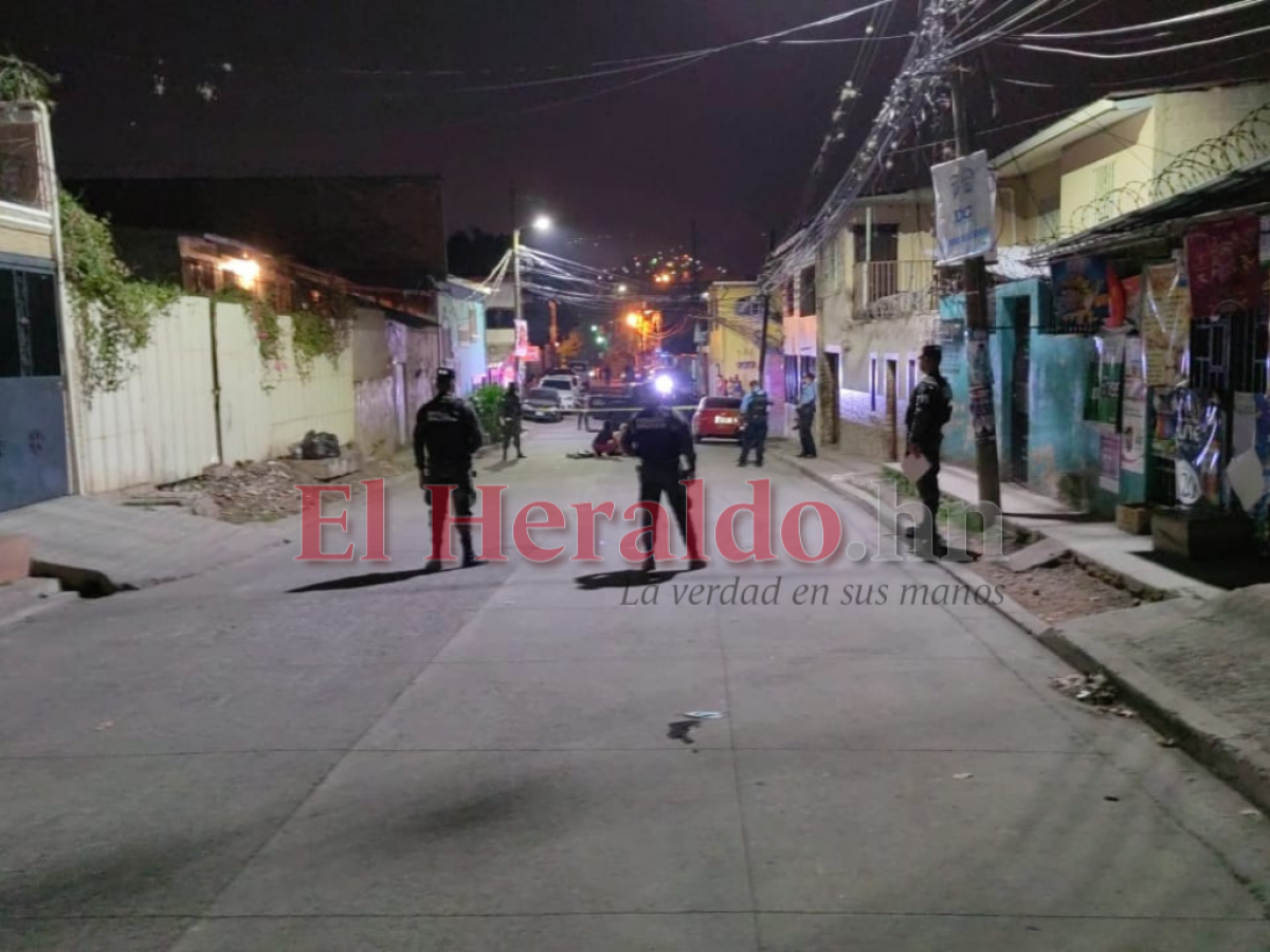 Sobre esta calle fue dejado el cuerpo sin vida del infortunado hombre.