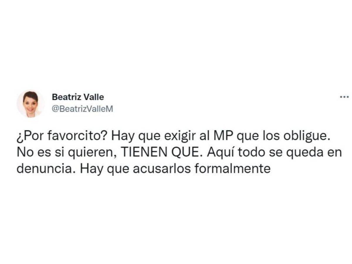 Beatriz Valle insta a denunciar ante el MP corrupción encontrada en el Congreso Nacional