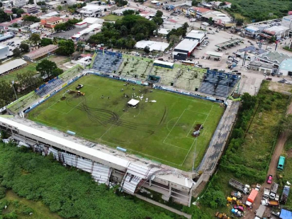 Así avanza la renovación en el estadio Juan Ramón Brevé y de esta manera quedará