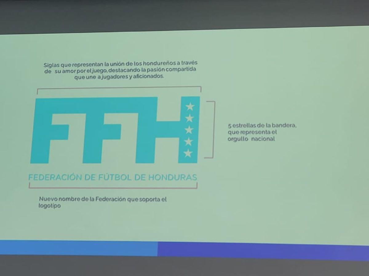 Así será el nuevo logo y nombre del ente futbolístico más importante de Honduras.