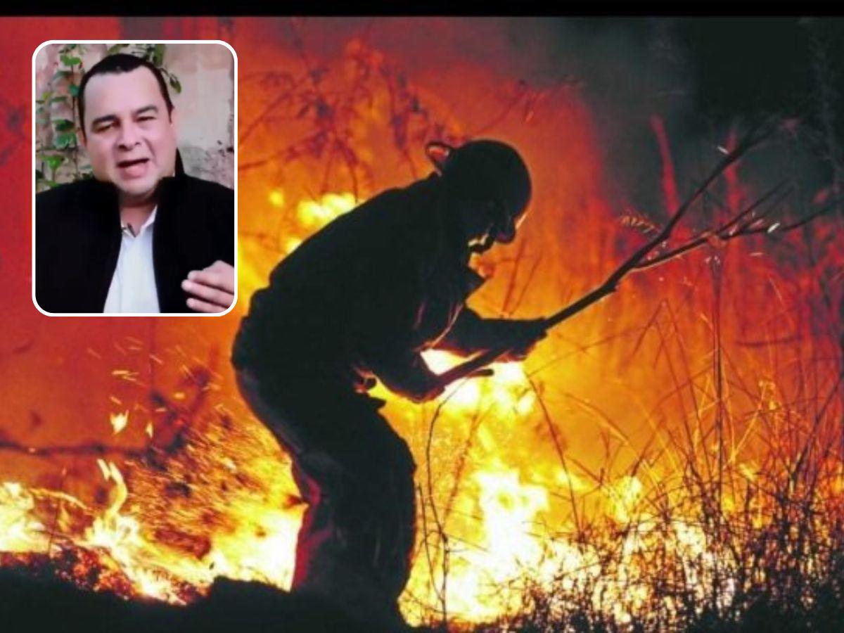 “Los primeros reportes indican que fue intencional”, dice alcalde Aldana sobre incendio en cerro El Trigo