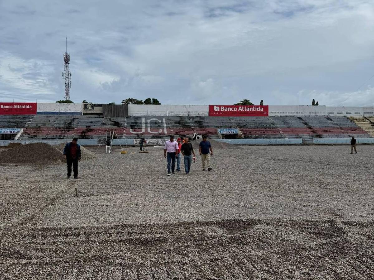 Así avanzan los trabajos de renovación en el estadio Ceibeño: Será una belleza