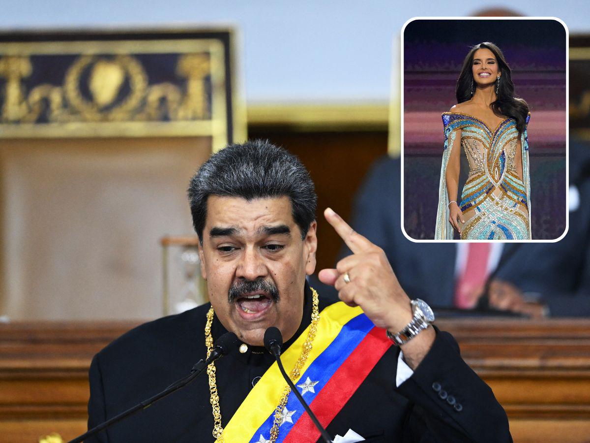 “¡Nos robaron el Miss Universo!”, reclama Maduro tras corona de Estados Unidos