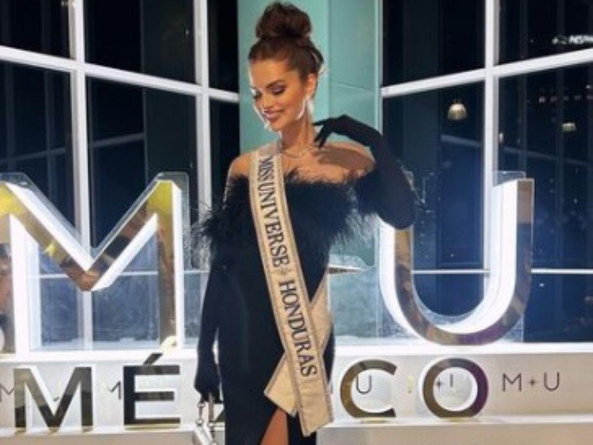 Stephanie Cam deslumbra con atrevido look en cena de Miss Universo