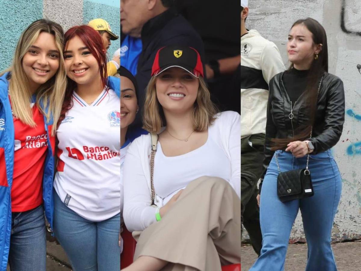 Novia de jugador del Motagua sorprende entre bellas chicas en el Nacional ¡Hubo descuido!