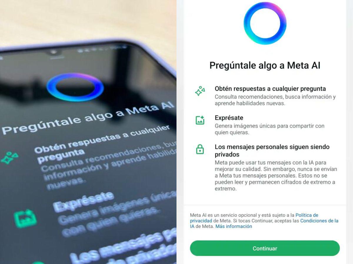 ¿Qué es Meta AI en WhatsApp y para qué sirve el círculo azul?