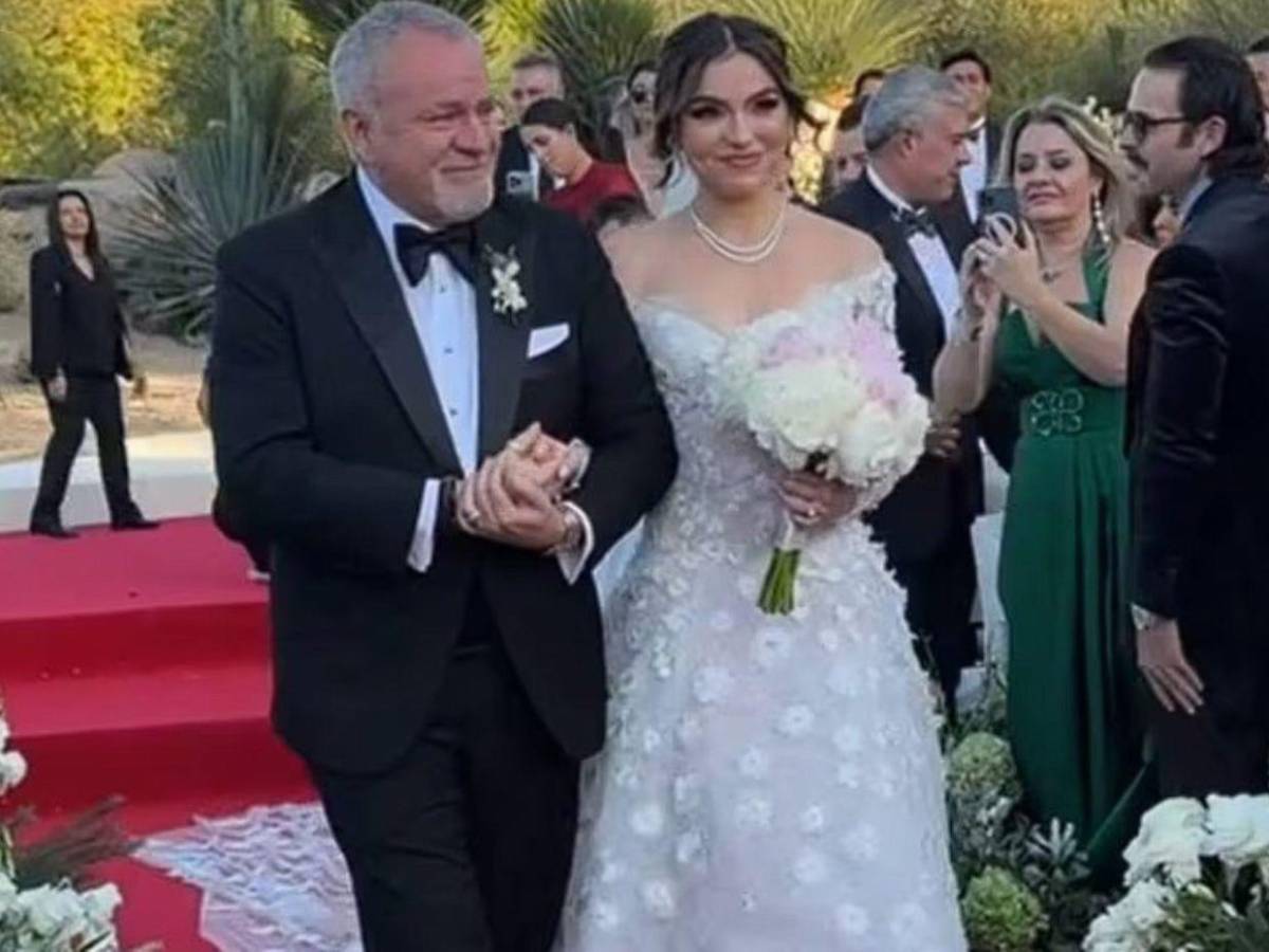 Así fue la boda de Sofía Castro, hija de Angélica Rivera y “El Güero” Castro