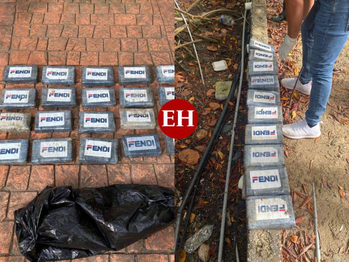 Hallan 20 kilos de supuesta cocaína flotando en el mar en Roatán