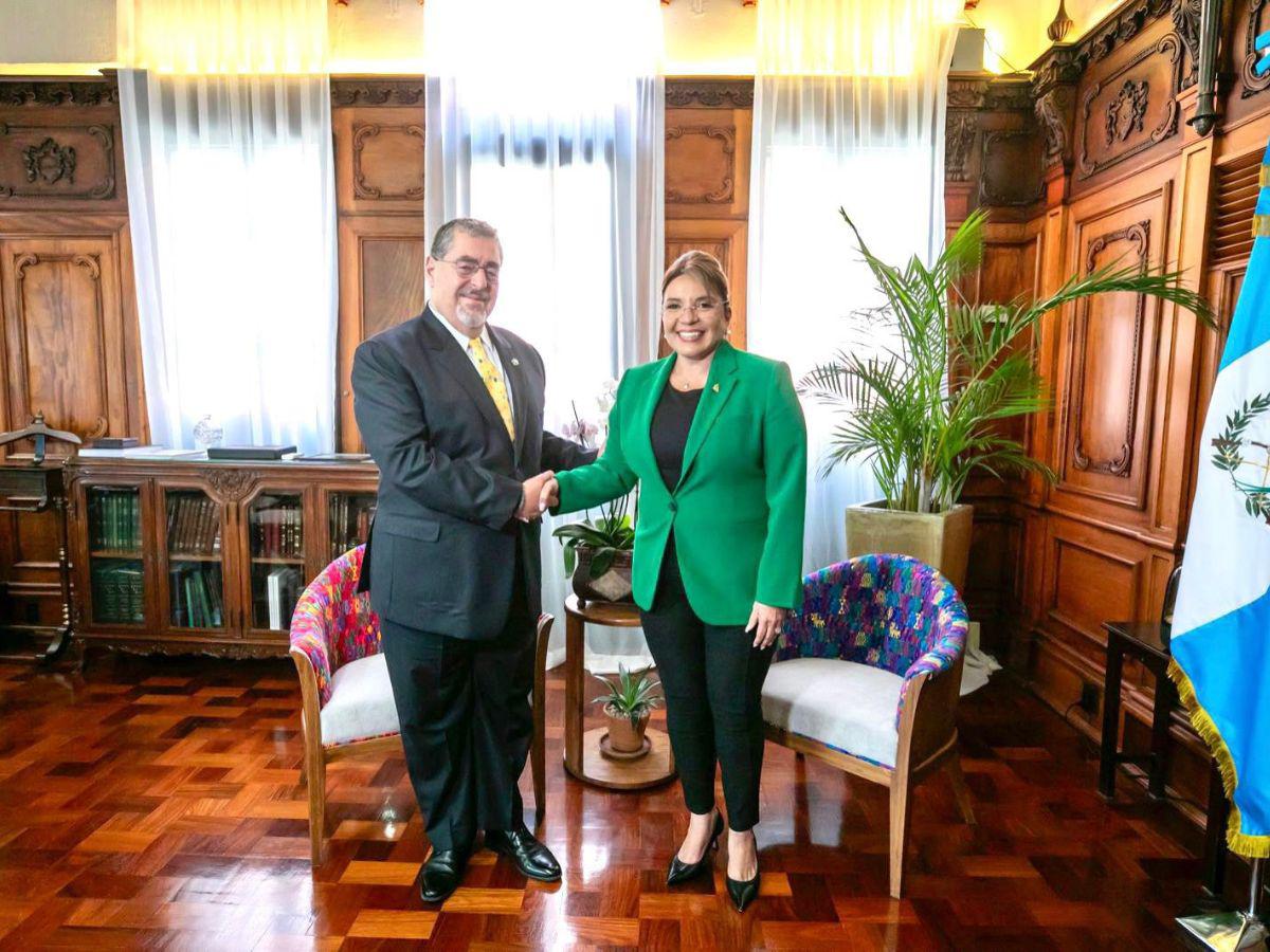 Xiomara Castro tras reunión con Arévalo: “Estamos dando pasos firmes”