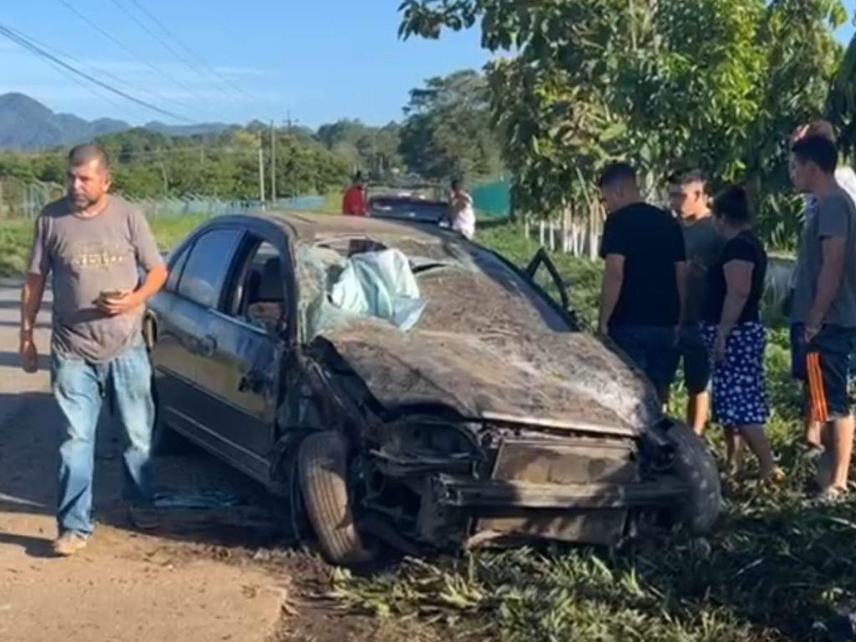 Joven muere tras sufrir aparatoso accidente vial en Santa Cruz de Yojoa