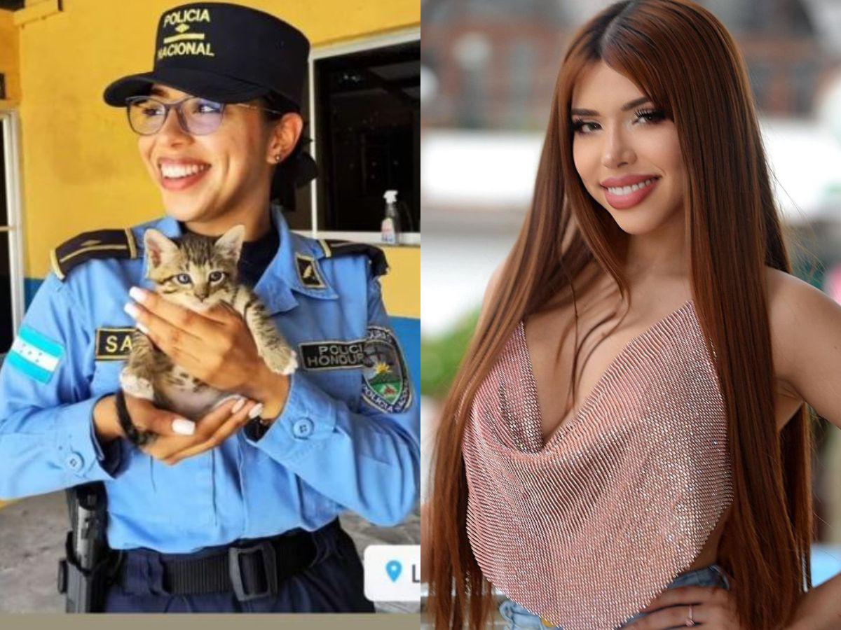 Su doble? La policía hondureña que se parece a Yeri Mua