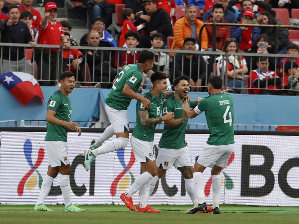 Bolivia venció a Chile y suma su segundo triunfo al hilo en Eliminatoria Sudamericana