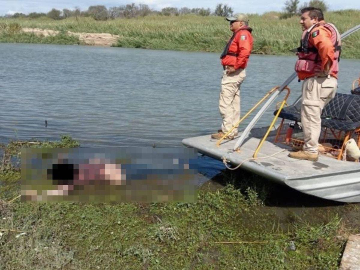 Hallan cadáver de hondureño flotando en el río Bravo