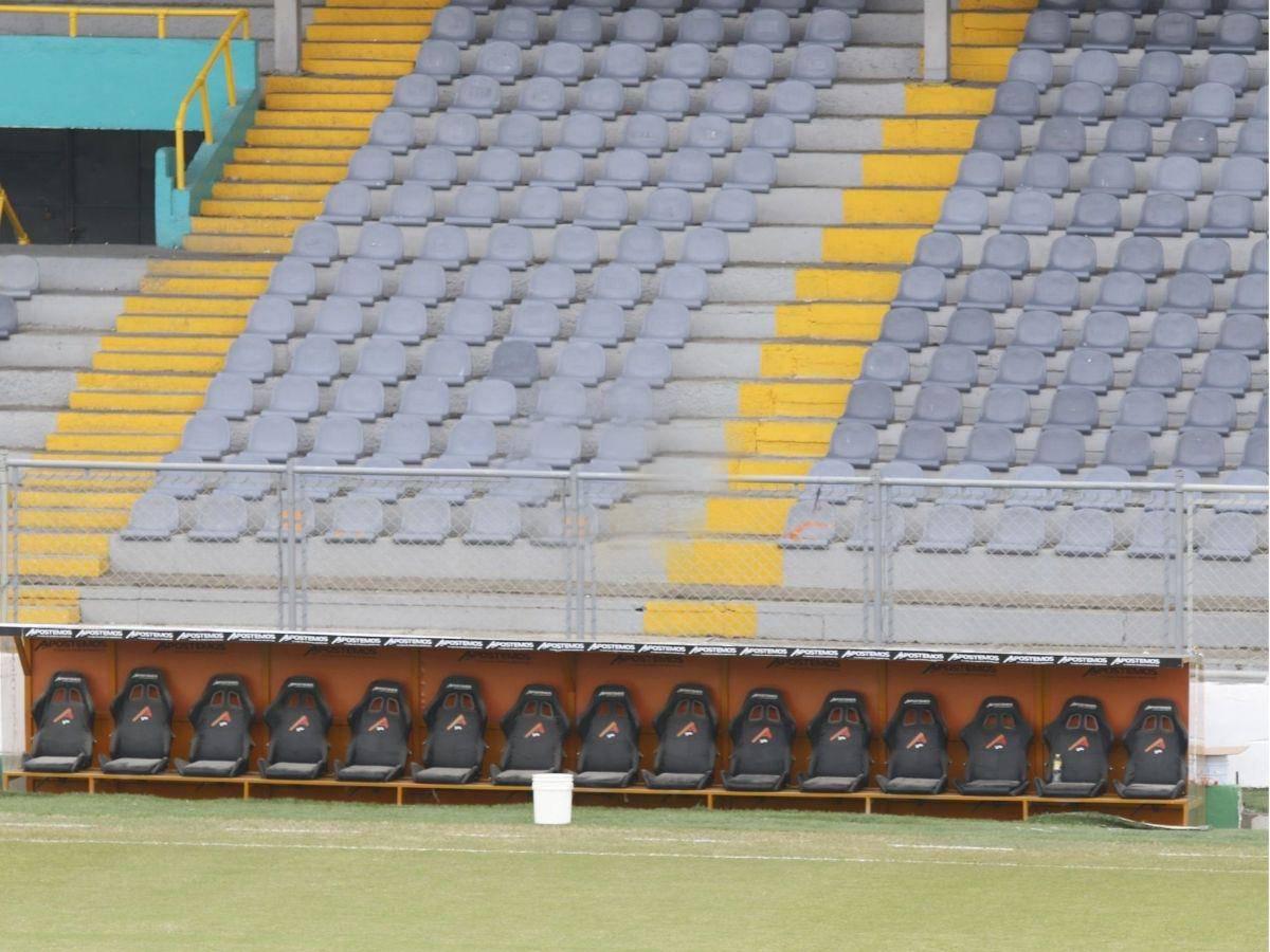 Estadio Morazán recibe nuevos arreglos para el Honduras vs México por Nations League