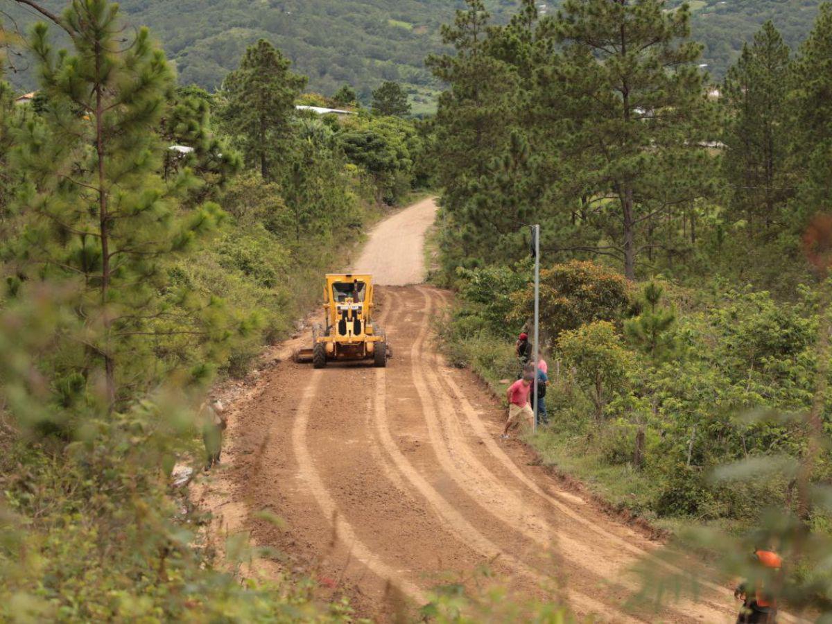 ¿Qué calles a las aldeas del Distrito Central serán mejoradas?