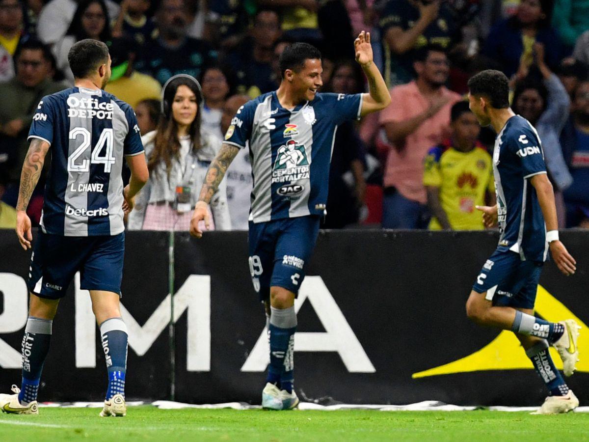 ¡Ojo Motagua! Pachuca goleó y bailó 3-0 al América en el Azteca previo a viajar a Honduras