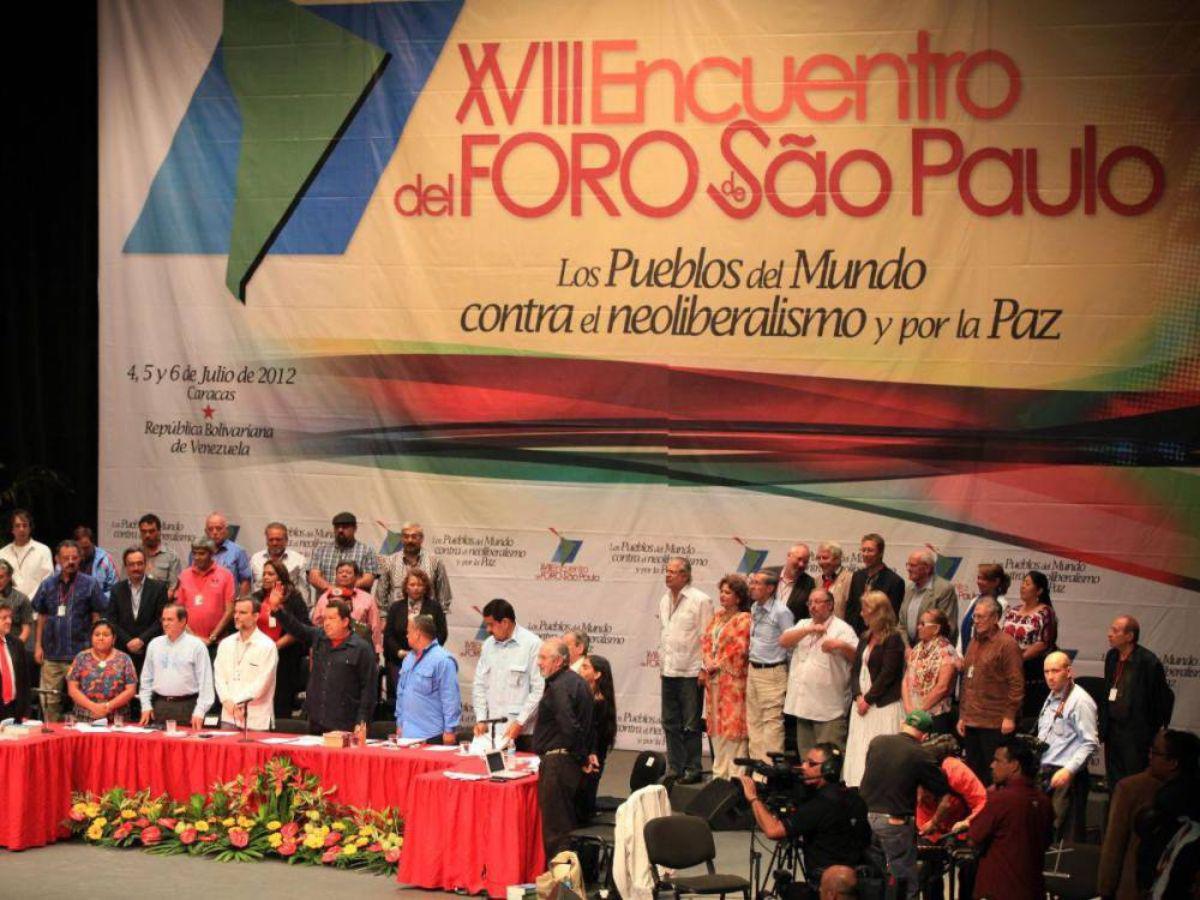 El Foro de Sao Paulo aglutina a los partidos políticos de izquierda de América Latina.