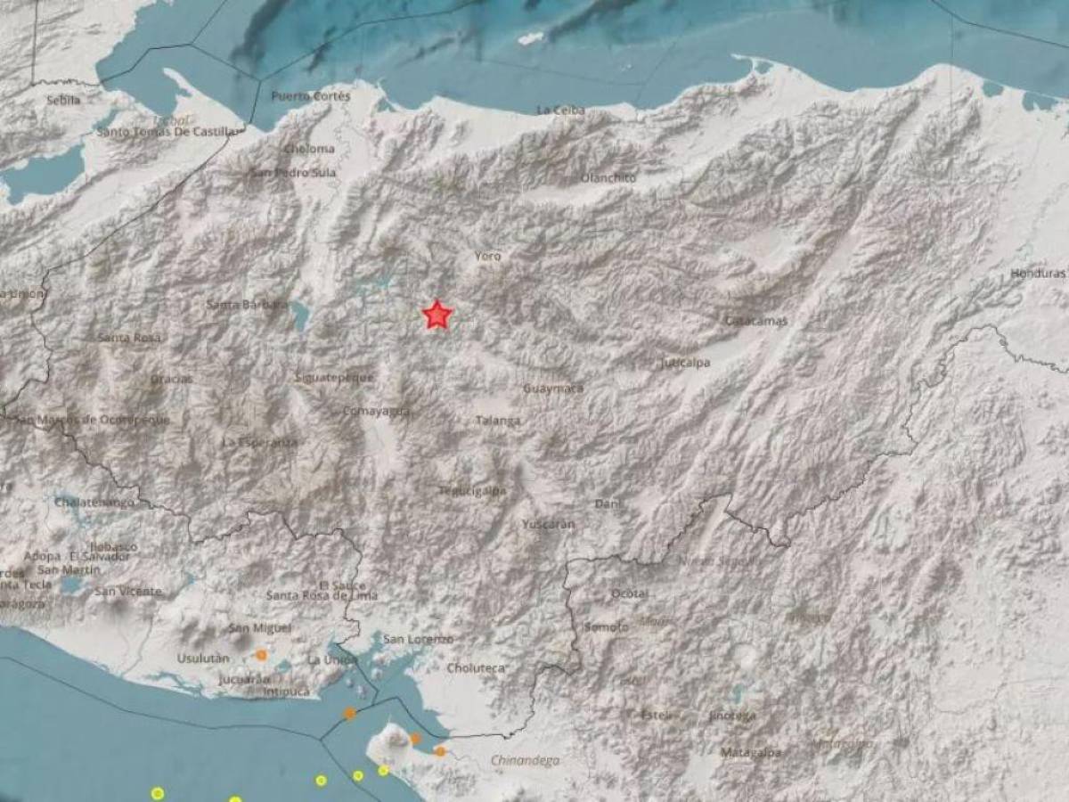 Sismo de 3.7 sacude parte de Comayagua