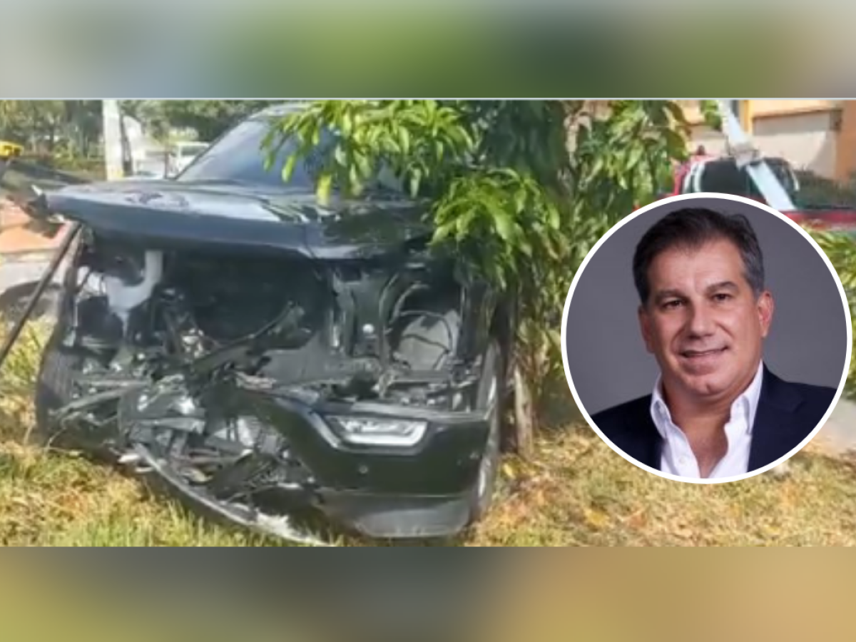 Presidente del Cohep sufre accidente vial en San Pedro Sula