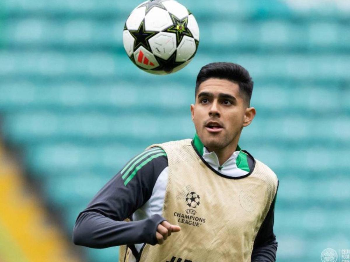 Luis Palma y su último entrenamiento con Celtic para partido de Champions League