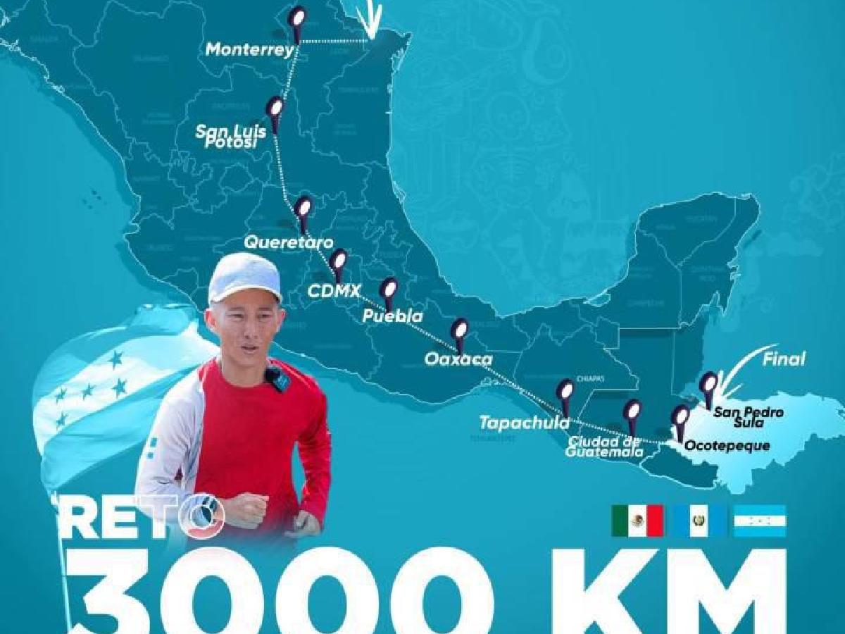 Shin Fujiyama completa reto 3,000 km: Así fue la llegada del japonés a El Progreso