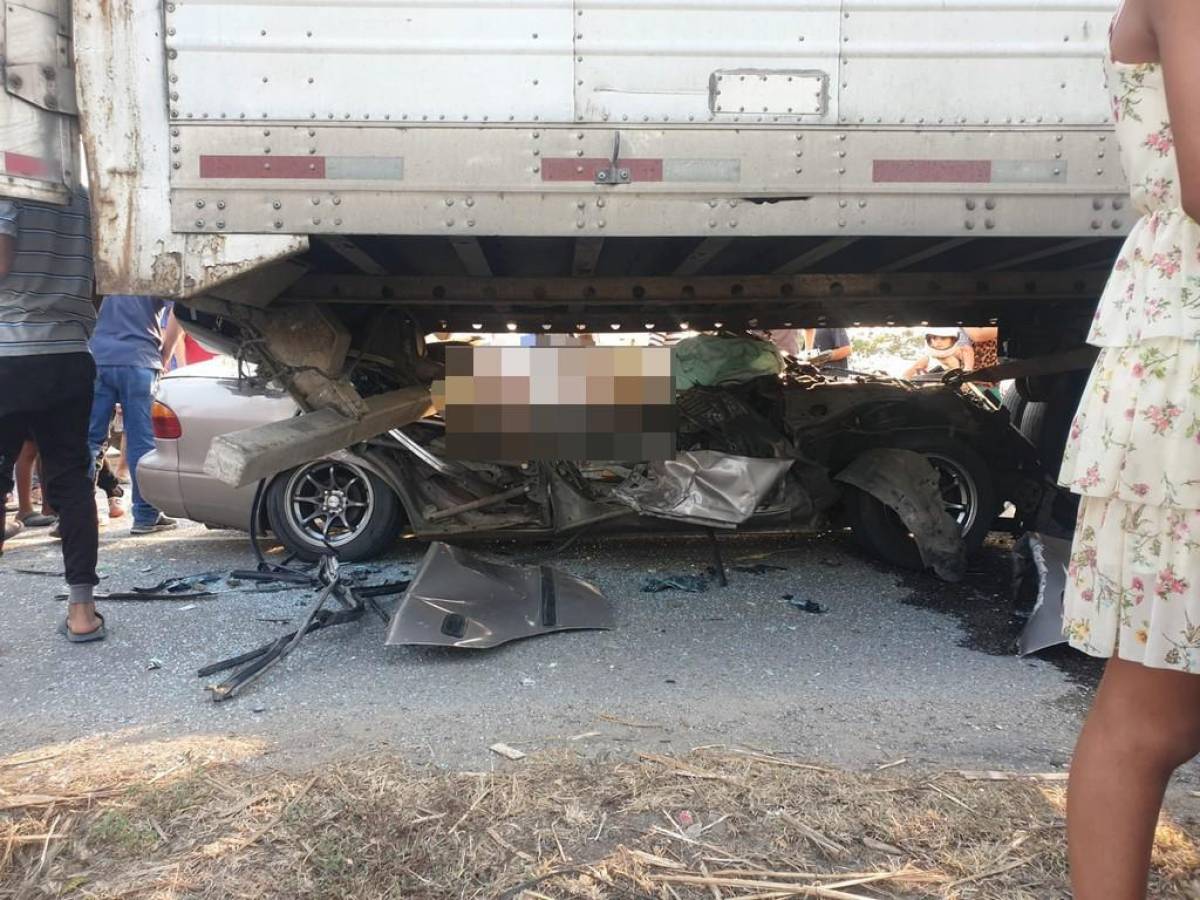 El conductor murió de manera inmediata debido a los fuertes golpes.