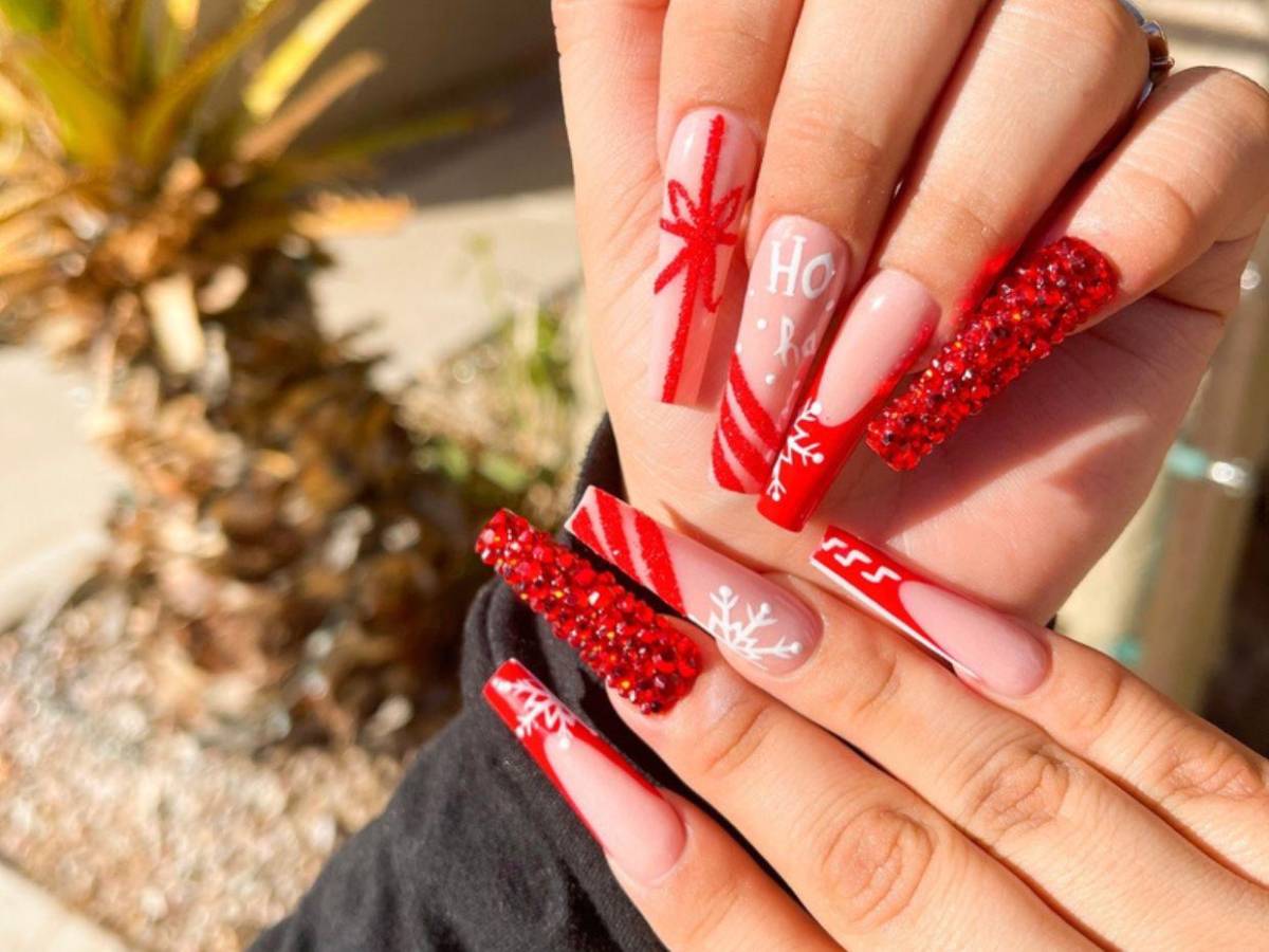 Las tendencias de manicura navideña que no se puede perder