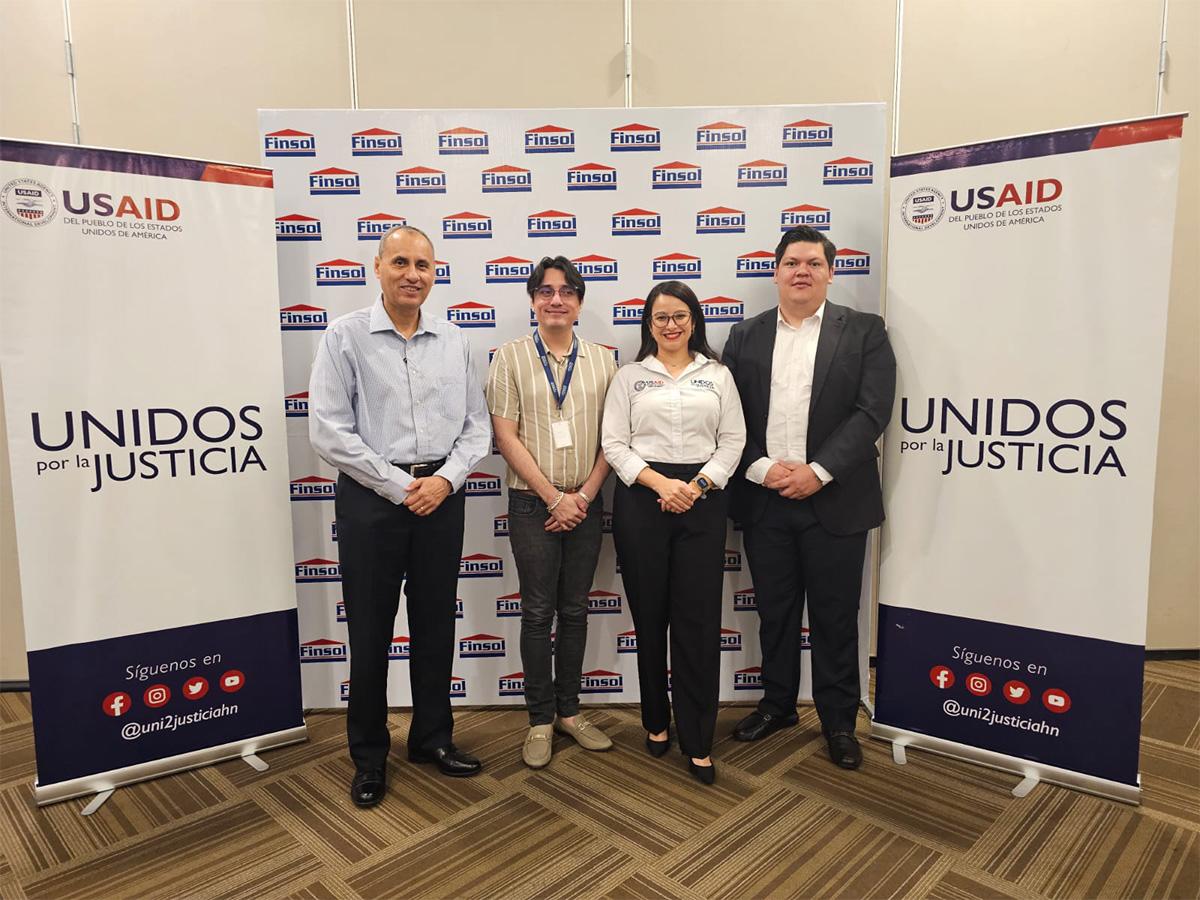 Ejecutivos de Finsol y USAID Honduras unidos por una misma causa, impulsar y empoderar a las mujeres emprendedoras de Honduras.