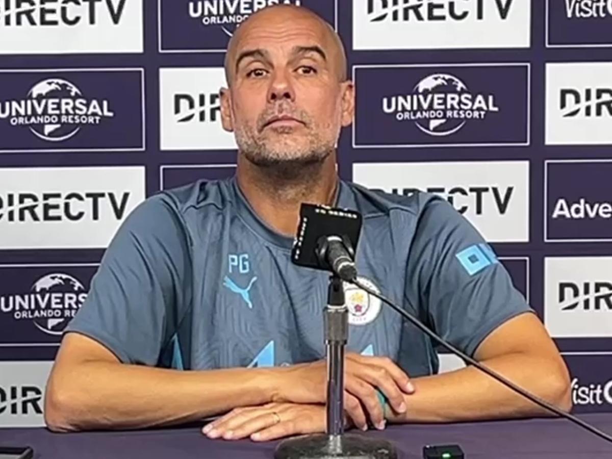 Pep Guardiola sobre la posible salida de un crack y los elogios al Barcelona de Flick