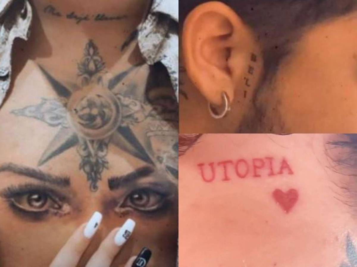 Estos son los tres tatuajes que se realizó Christian Nodal en honor a Belinda.