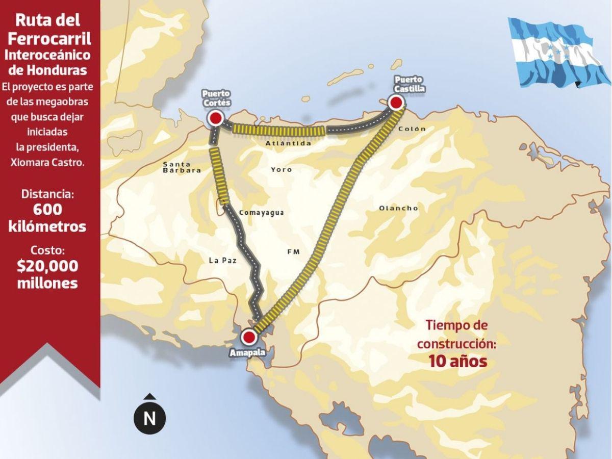 Canal de Nicaragua vs. Tren interoceánico de Honduras en 10 datos