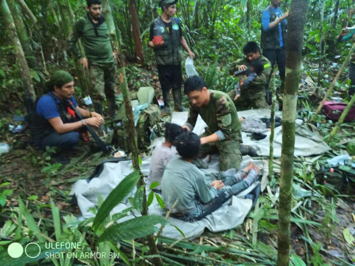 Dos de los niños rescatados cumplieron años mientras estaban perdidos en la selva de Colombia