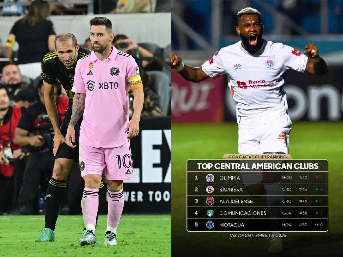 Messi e Inter Miami cerca del Top 10 y Olimpia es el mejor de Centroamérica: así quedó el ranking de clubes de Concacaf