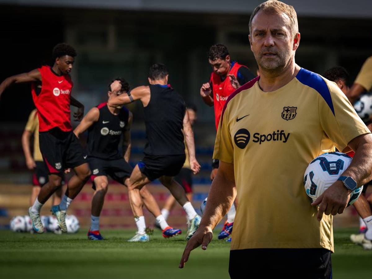 Hansi Flick le informó que no cuenta con él y se va del entrenamiento del Barcelona