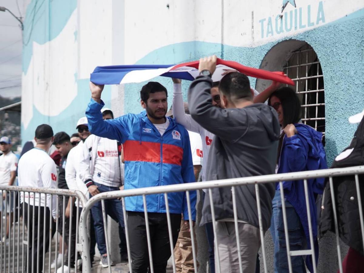 Final Olimpia vs Motagua: Comienzan a llegar los aficionados al estadio Nacional