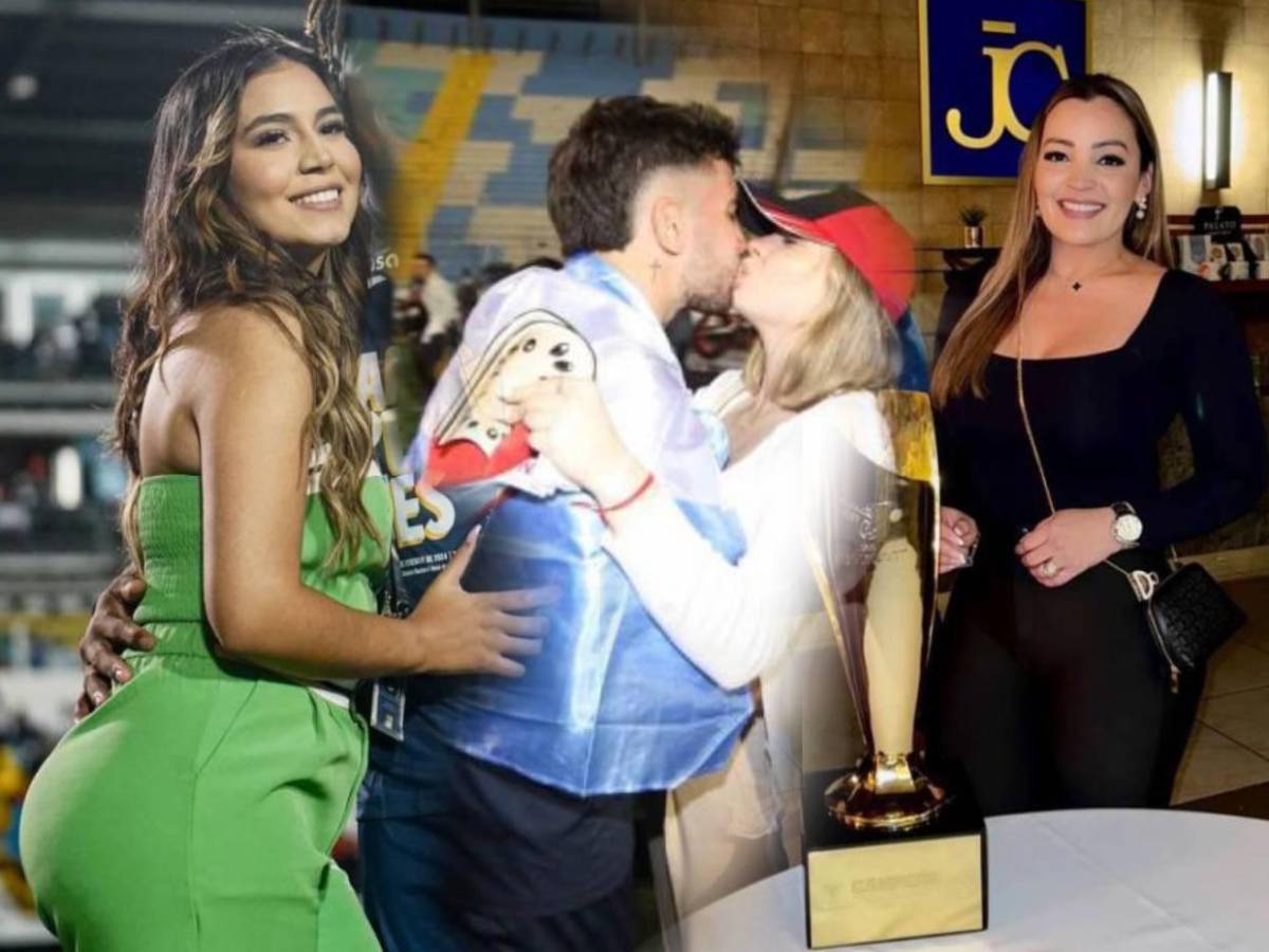 Esposas y novias de jugadores; así celebraron el título 19 del Motagua