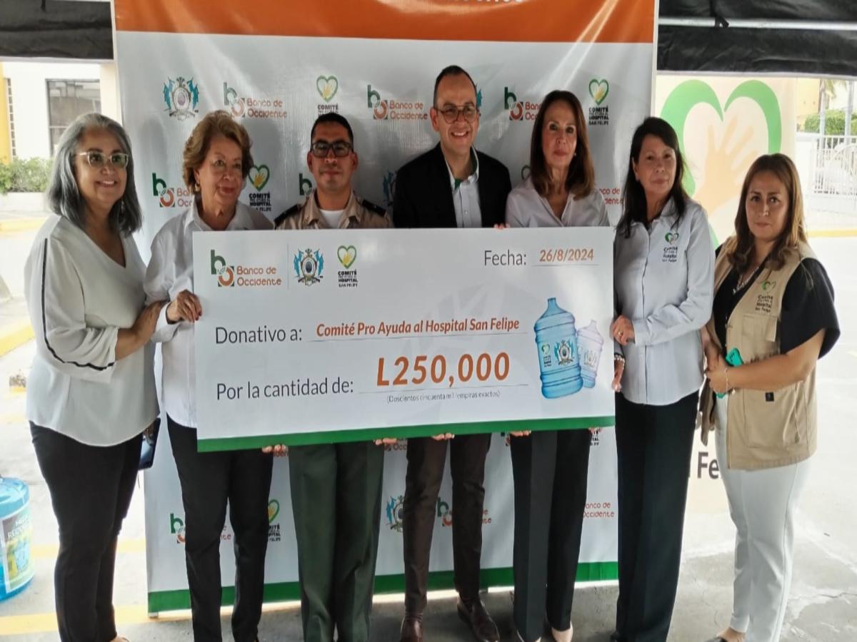 Banco de Occidente solidarios con el Comité del Hospital San Felipe