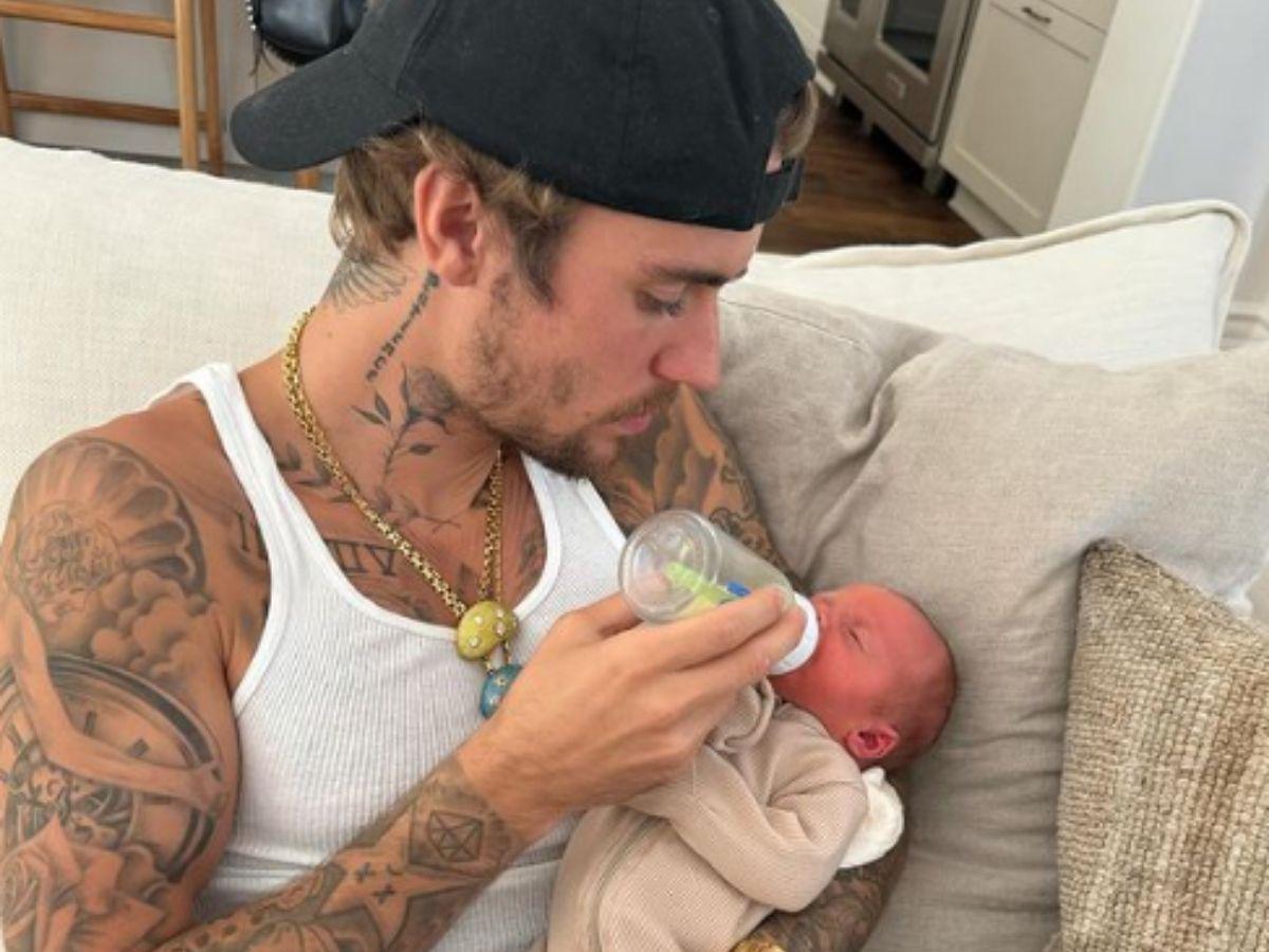 ¿Ya es padre? Justin Bieber comparte tierna imagen alimentando a un bebé