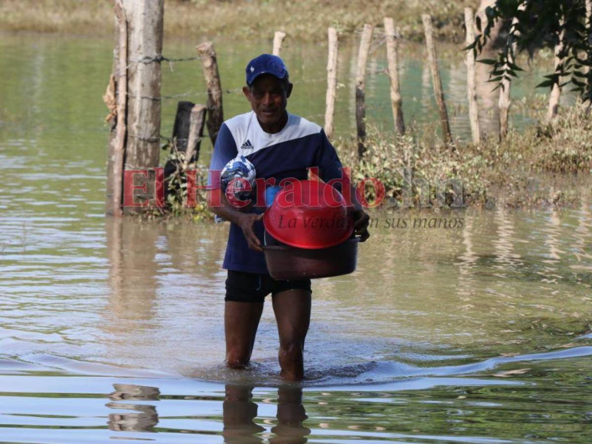 Extienden alerta roja para municipios del sur y aledaños al río Chamelecón por lluvias e inundaciones