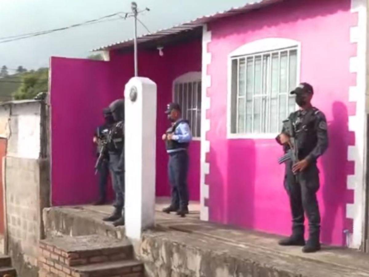 Ejecutan órdenes de captura y allanamientos en el Valle de Amarateca contra cabecillas de la pandilla 18