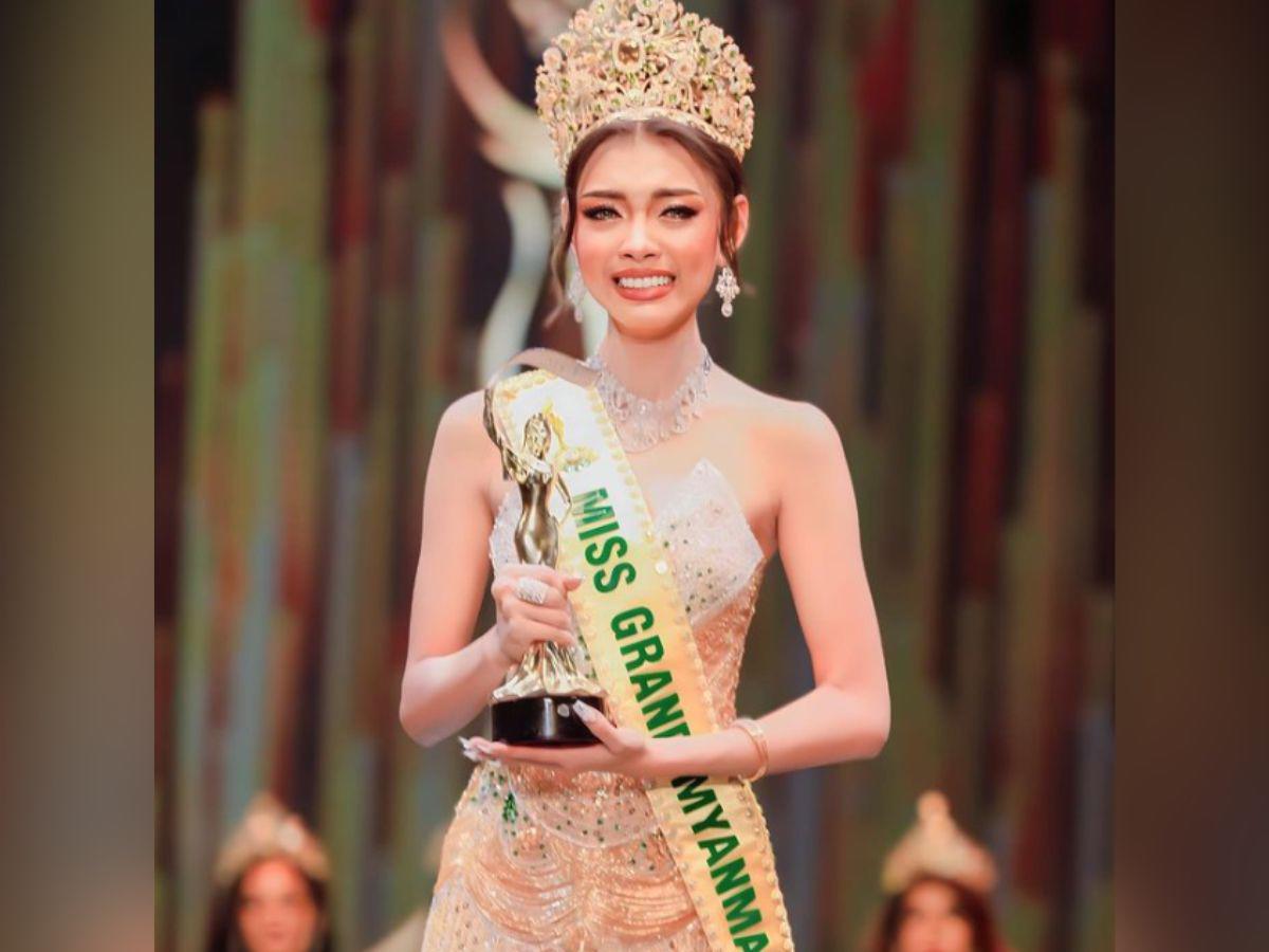 Miss Grand Myanmar 2024 renuncia como segunda finalista en el certamen ¿La razón?