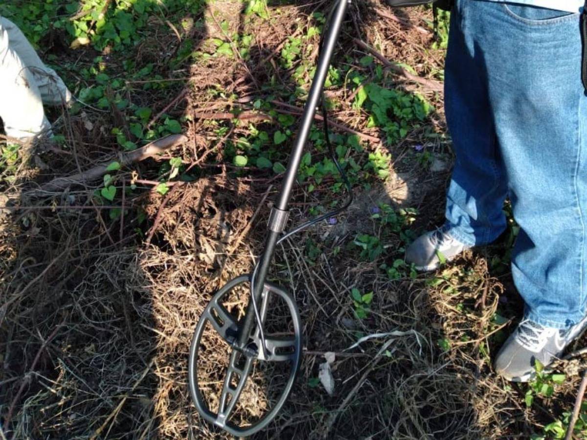 Con equipo especial se realiza el rastreo de los presuntos cuerpos enterrados en la colonia Flor de Cuba.