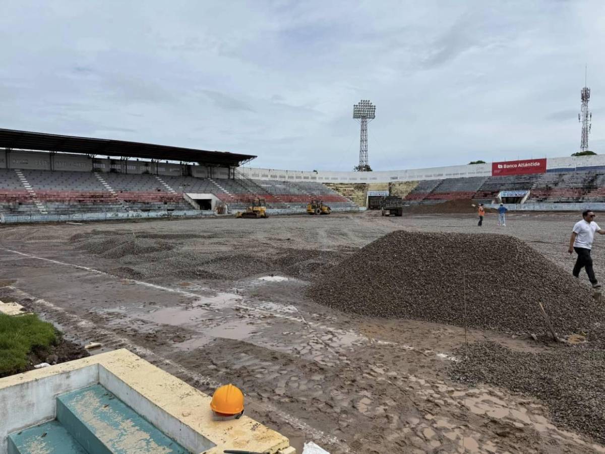 Así avanzan los trabajos de renovación en el estadio Ceibeño: Será una belleza