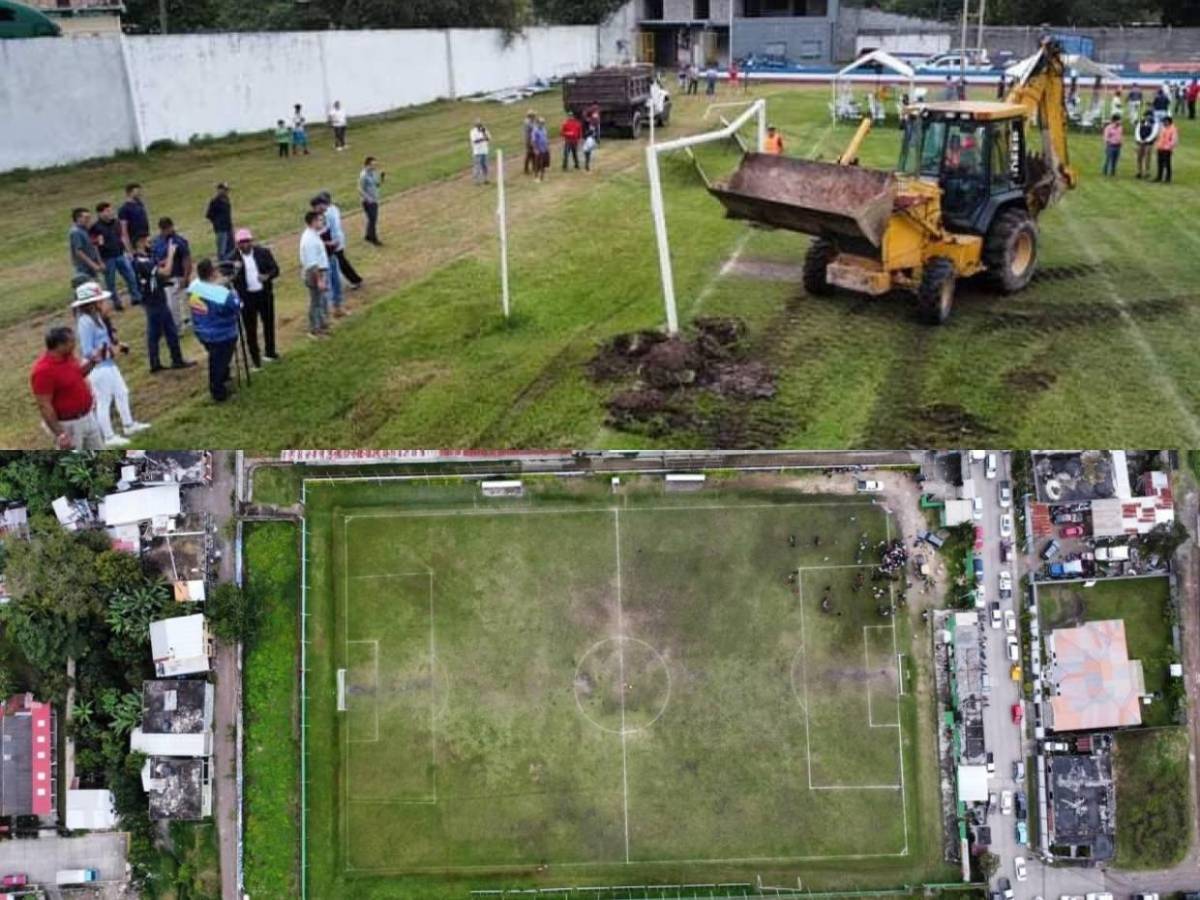 Estadios hondureños que serán renovados y tendrán nueva grama en el 2025